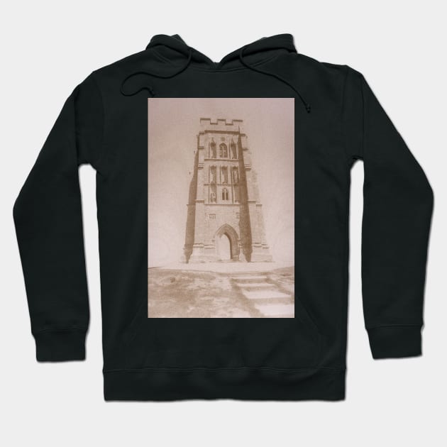 Faded shot of Glastonbury Tor Hoodie by stevepaint